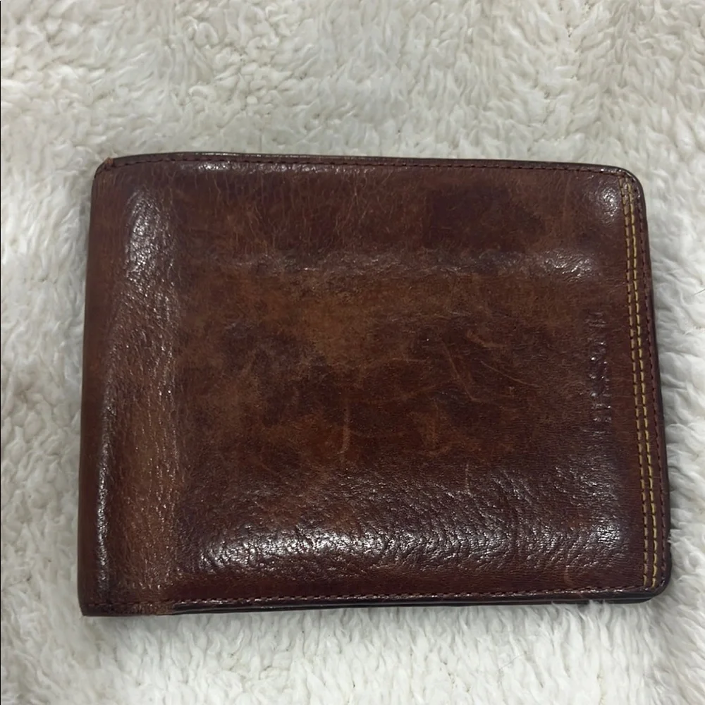 Mens Brown Leather Wallet